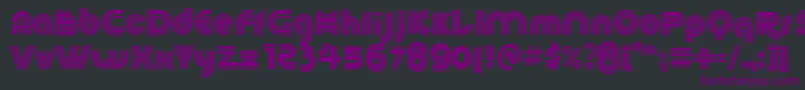 60sPop Font – Purple Fonts on Black Background