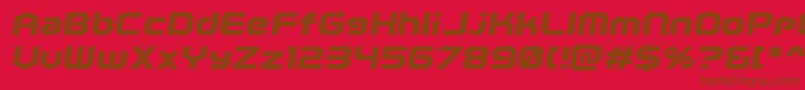 En savoir plus sur la police PolenticalNeonBoldItalic Police PolenticalNeonBoldItalic – polices brunes sur fond rouge