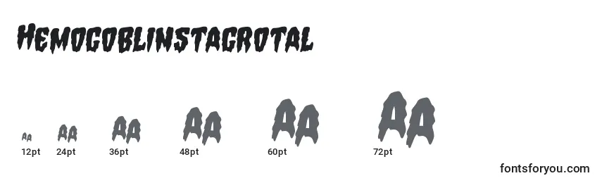 Hemogoblinstagrotal Font Sizes