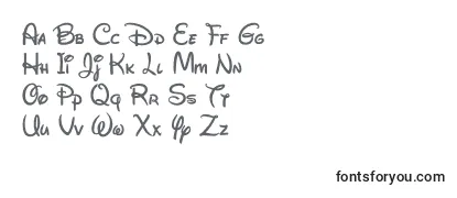 Обзор шрифта Waltograph42