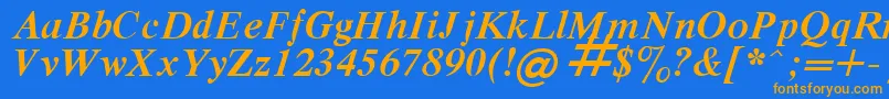 More about RespectBoldItalic.001.001 Font RespectBoldItalic.001.001 Font – Orange Fonts on Blue Background