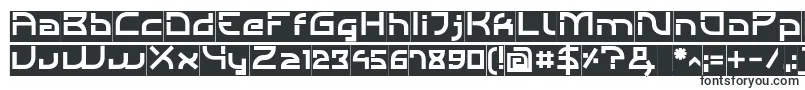 Шрифт IndividigitalSub – инопланетные шрифты
