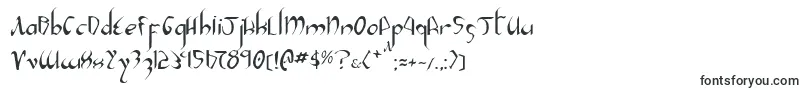 Xaphan2-fontti – Alkavat X:lla olevat fontit