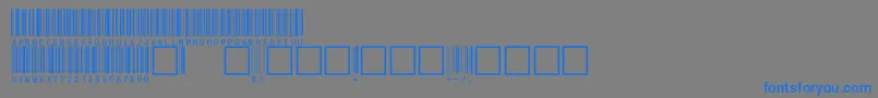 V100022 Font – Blue Fonts on Gray Background