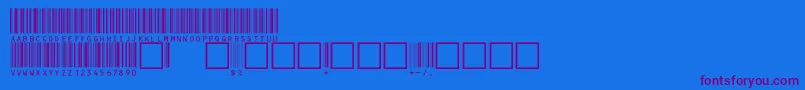 V100022-Schriftart – Violette Schriften auf blauem Hintergrund