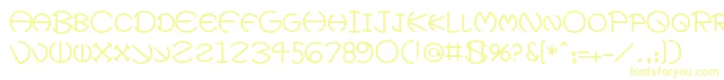 XeviusMedium Font – Yellow Fonts