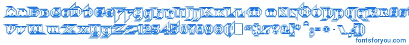 Morbidfx-fontti – siniset fontit
