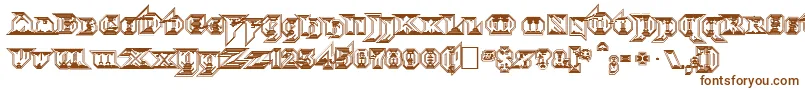 Шрифт Morbidfx – коричневые шрифты