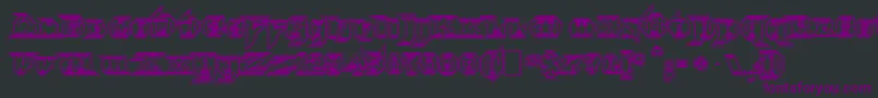 Morbidfx Font – Purple Fonts on Black Background