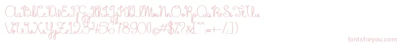 TheFlowerySpring Font – Pink Fonts