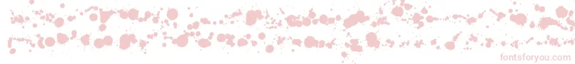 Wcrhesusabta-Schriftart – Rosa Schriften auf weißem Hintergrund