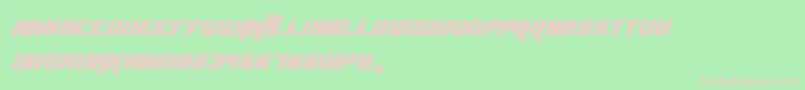 HardSports Font – Pink Fonts on Green Background