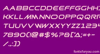 Prometheanboldital font – Pink Fonts On Purple Background
