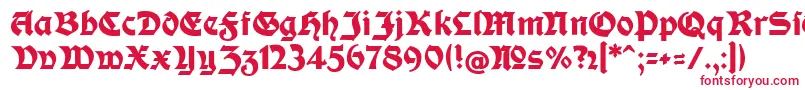 ModerneFetteSchwabacherc Font – Red Fonts