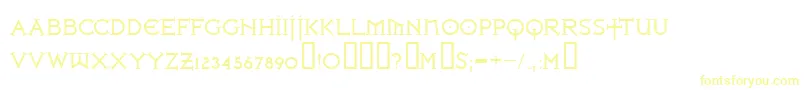 Ironlrg ffy Font – Yellow Fonts