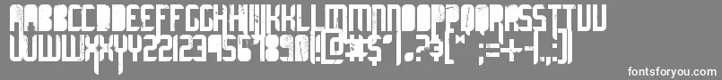 UltimateMidnight Font – White Fonts on Gray Background