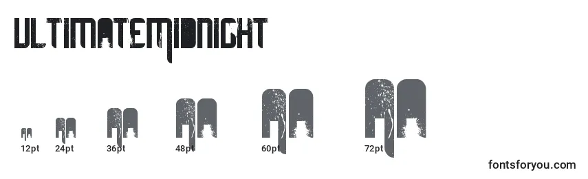 UltimateMidnight Font Sizes