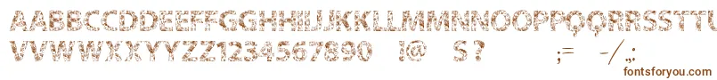 Vtksflowersinoursoul Font – Brown Fonts