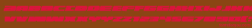 Illuminoexpandital Font – Red Fonts on Brown Background
