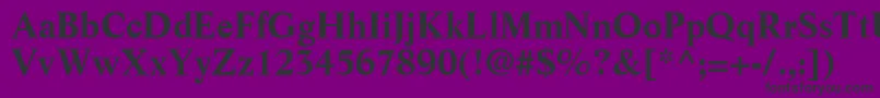 ResourceSsiBold Font – Black Fonts on Purple Background