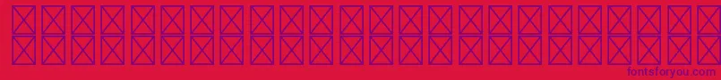 RyotextstdLight Font – Purple Fonts on Red Background