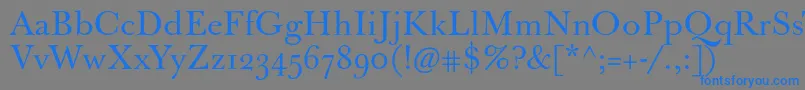 Saiba mais sobre a fonte Jbaskerville Fonte Jbaskerville – fontes azuis em um fundo cinza