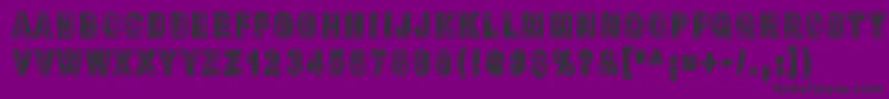 MandelioDiPaedre Font – Black Fonts on Purple Background