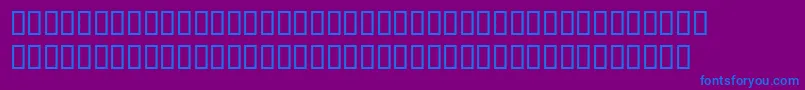 PerpetuaExpertItalic Font – Blue Fonts on Purple Background