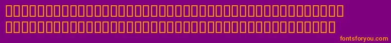 PerpetuaExpertItalic Font – Orange Fonts on Purple Background