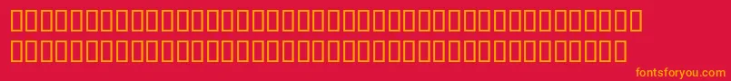 PerpetuaExpertItalic Font – Orange Fonts on Red Background