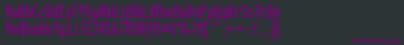 JaggedDreams Font – Purple Fonts on Black Background