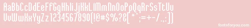 JaggedDreams Font – White Fonts on Pink Background