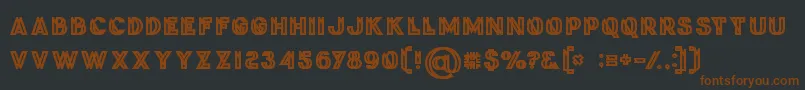Phantombold Font – Brown Fonts on Black Background