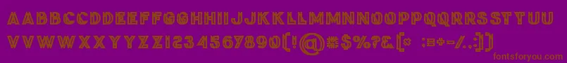 Подробнее о шрифте Phantombold Шрифт Phantombold – коричневые шрифты на фиолетовом фоне