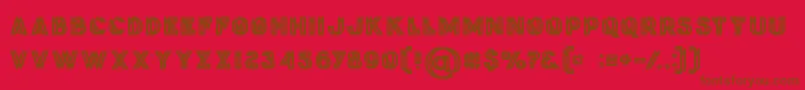 Подробнее о шрифте Phantombold Шрифт Phantombold – коричневые шрифты на красном фоне