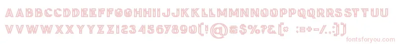 Phantombold Font – Pink Fonts on White Background