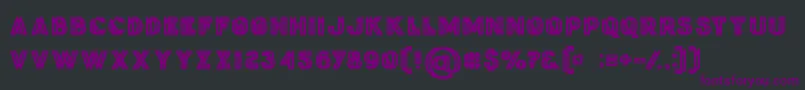 Phantombold Font – Purple Fonts on Black Background