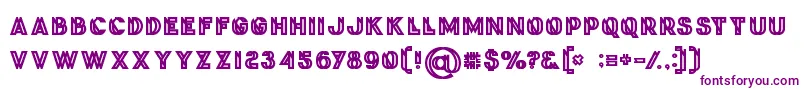 Phantombold Font – Purple Fonts on White Background