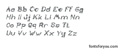 TheLazyDogBoldItalic-fontti