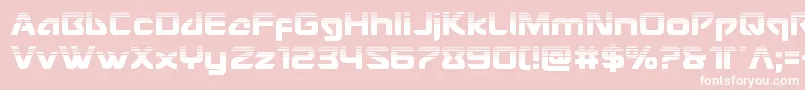 Usangelhalf Font – White Fonts on Pink Background