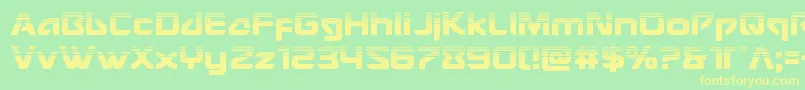 More about Usangelhalf Font Usangelhalf Font – Yellow Fonts on Green Background