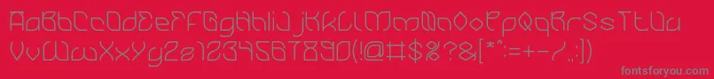 BambooChopsticks Font – Gray Fonts on Red Background