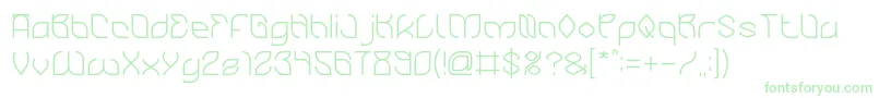 BambooChopsticks Font – Green Fonts on White Background