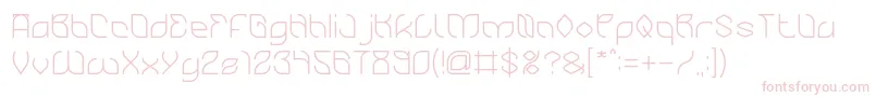 BambooChopsticks-Schriftart – Rosa Schriften auf weißem Hintergrund