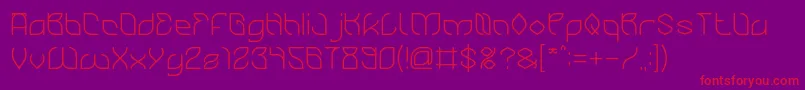 BambooChopsticks Font – Red Fonts on Purple Background