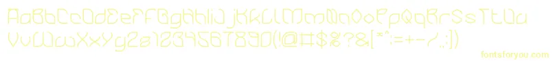 BambooChopsticks-Schriftart – Gelbe Schriften