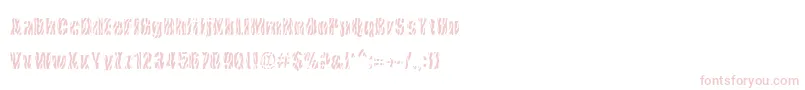 Шрифт CowsInTheU.S. – розовые шрифты