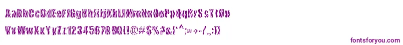 Шрифт CowsInTheU.S. – фиолетовые шрифты