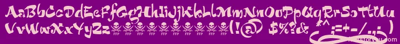 More about BucaneraFontFfp Font BucaneraFontFfp Font – Pink Fonts on Purple Background