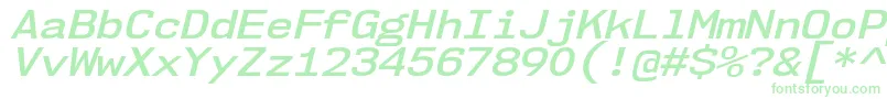 Nk57MonospaceSeSbIt Font – Green Fonts